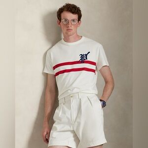 Polo Ralph Lauren Standard Fit Jersey Graphic T-Shirt Logo Tee in “Nevis” XXL